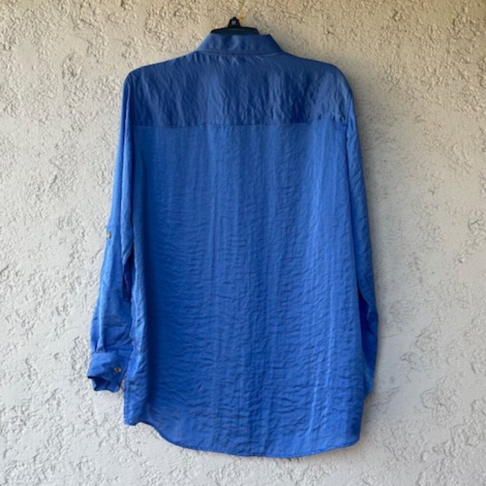 Cerulean Blue MK Tunic Blouse – new with tags - Picture 2 of 7